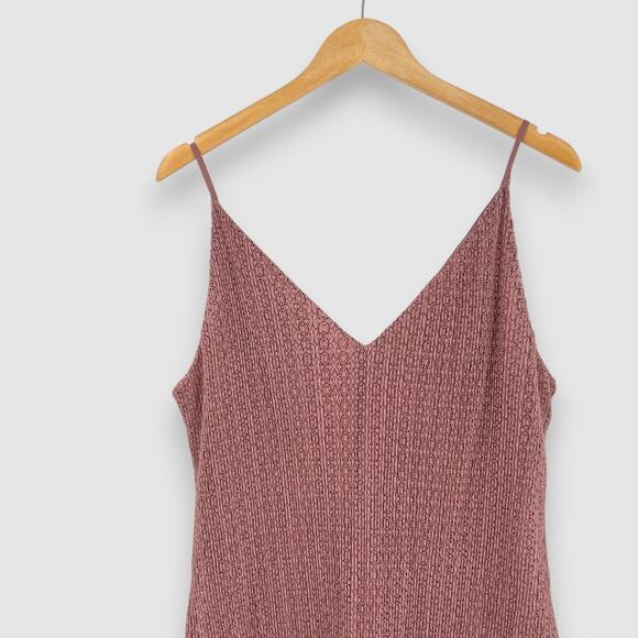 Keepsake the Label Mauve Crinkle Texture Slip Dress Size Large NWT - Picture 6 of 6